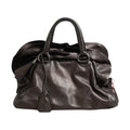 Prada Metallic Nappa Leather Ruffle Shoulder Bag