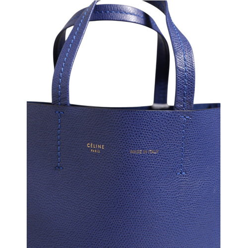 Celine Blue with Gold Tote Bag