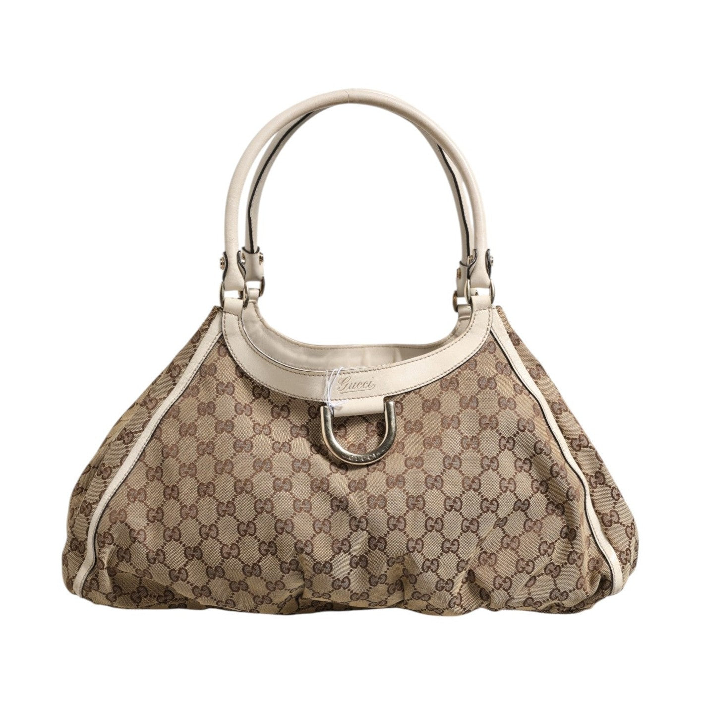 Gucci Canvas Abbey D Ring Shoulder Bag