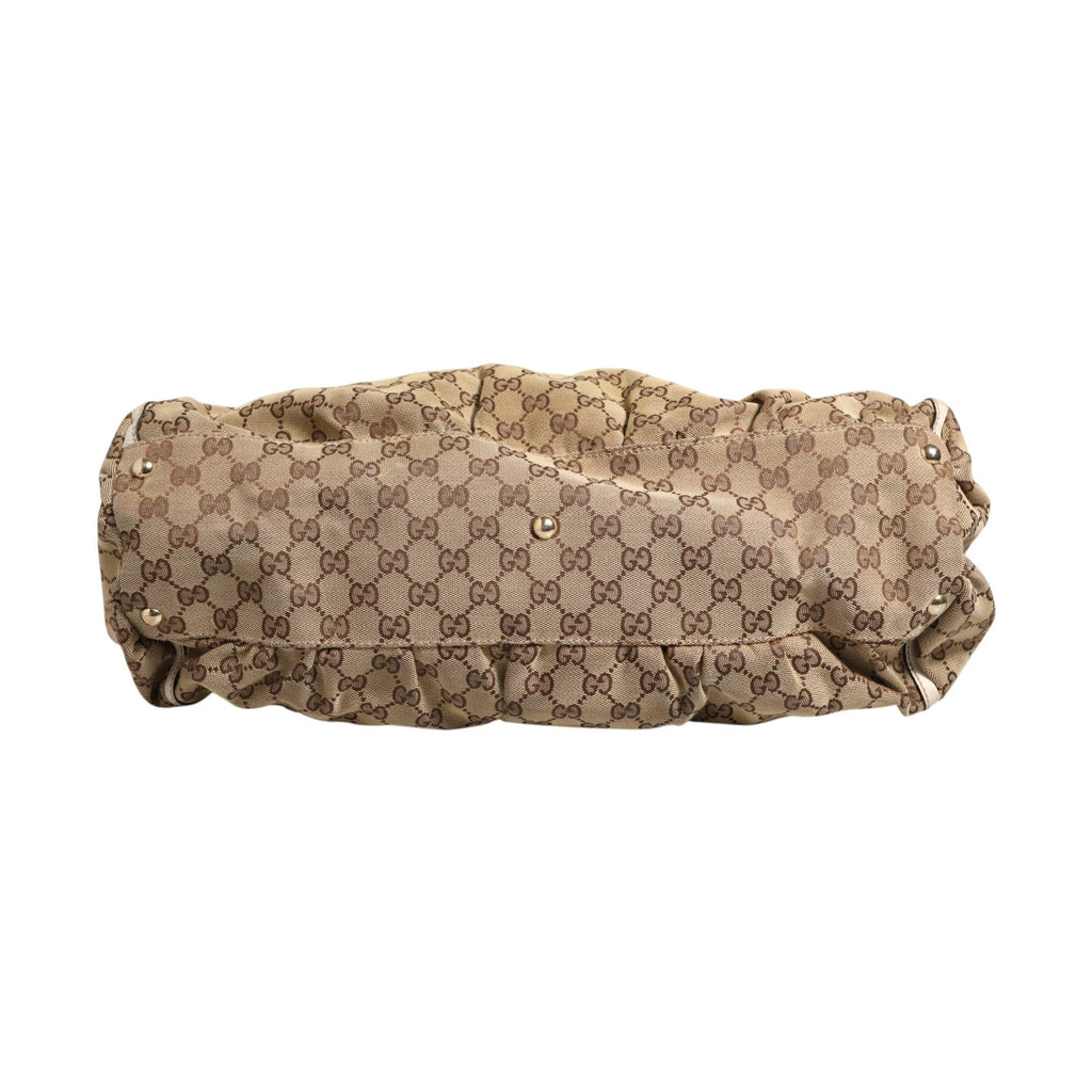 Gucci Canvas Abbey D Ring Shoulder Bag