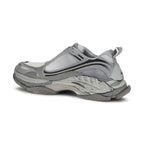 Gray Polyethylene Athletic Sneakers