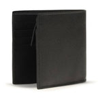 Prada Black Calf Leather Bos Taurus Wallet
