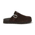 Prada Brown Calf Leather Bos Taurus Mules