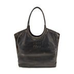 Miu Miu Brown Calf Leather Bos Taurus Shoulder Bag