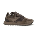 Brunello Cucinelli Brown Calf Leather Bos Taurus Athletic Sneakers