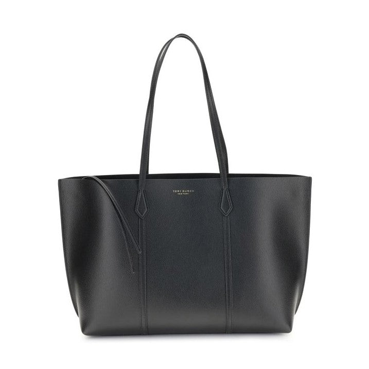 Tory Burch Black Calf Leather Bos Taurus Handbag