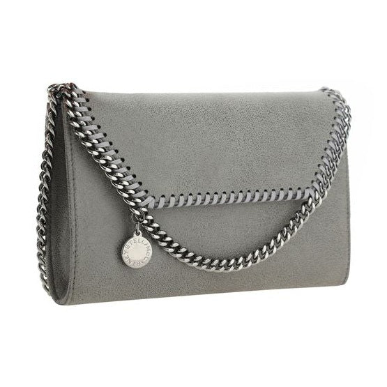 Stella McCartney Gray Polyester Shoulder Bag
