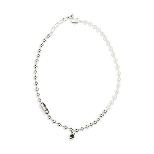Alexander McQueen White Brass Necklace
