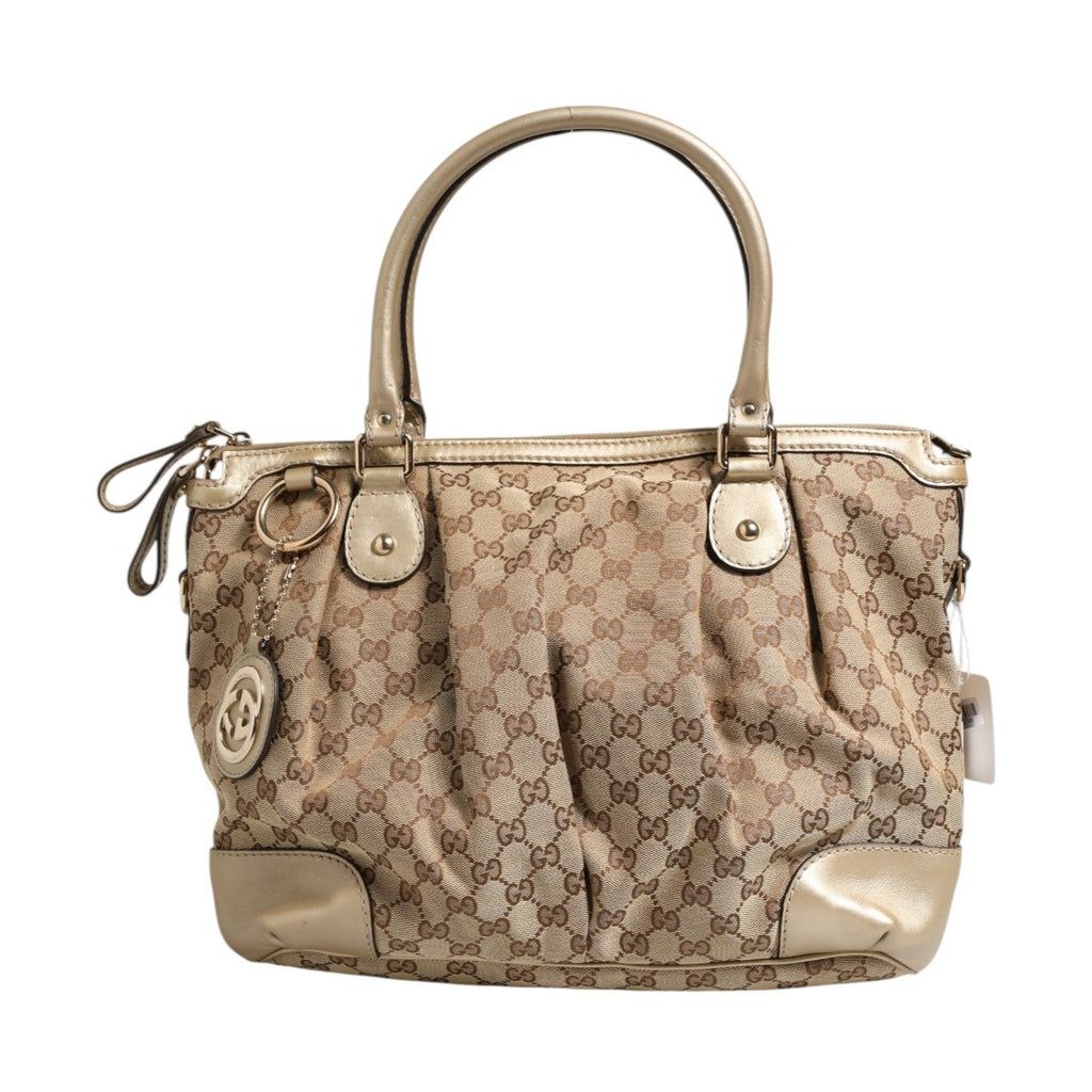 Gucci Canvas Sukey Satchel