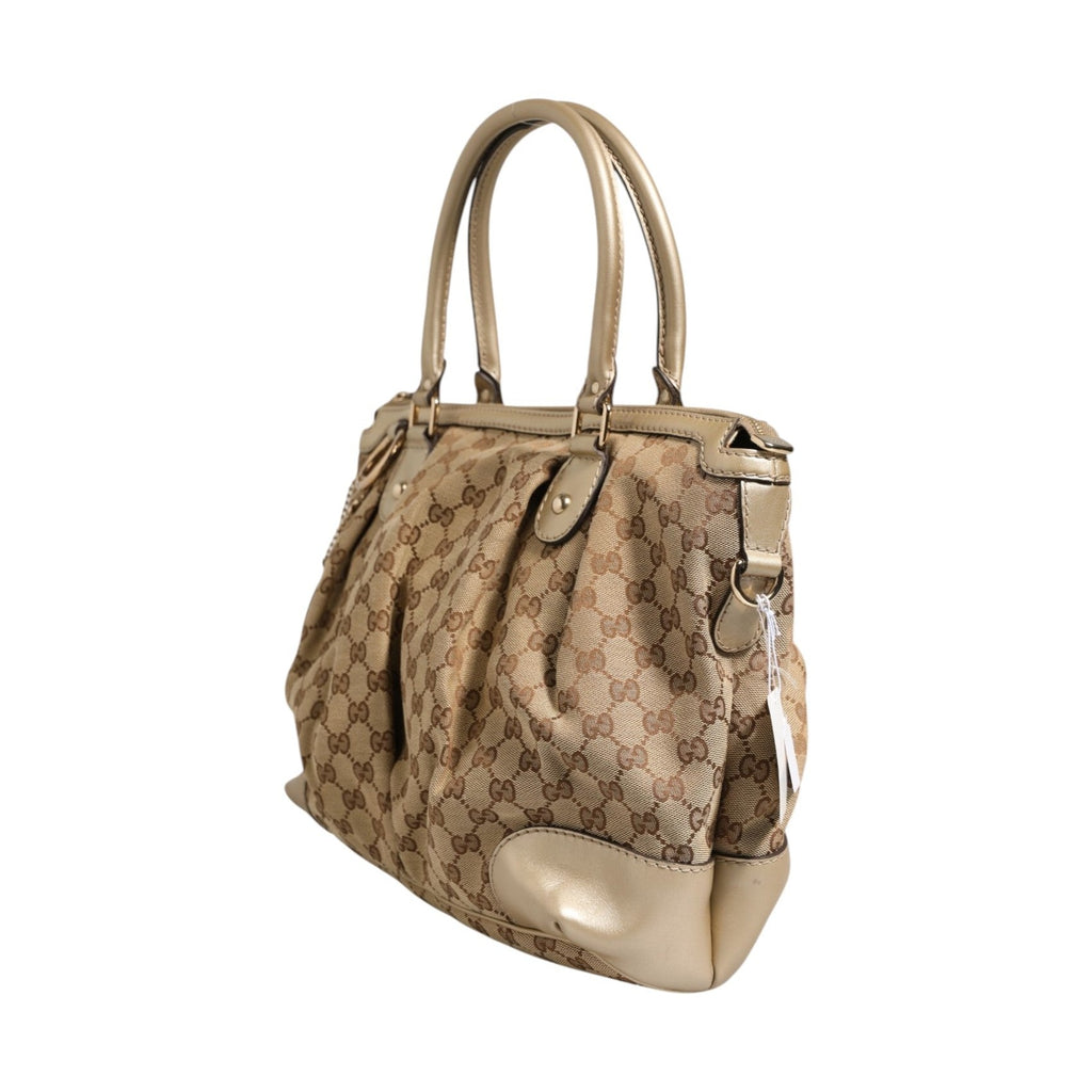 Gucci Canvas Sukey Satchel