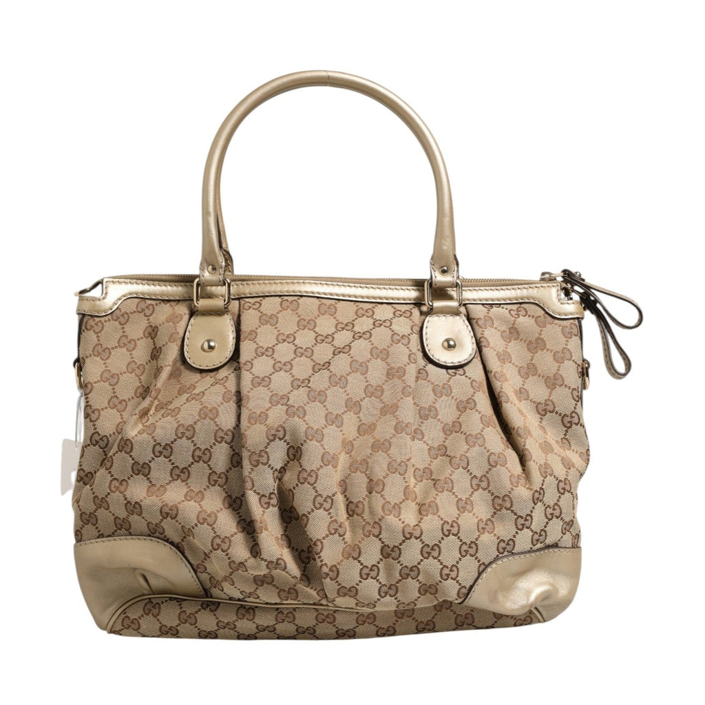 Gucci Canvas Sukey Satchel