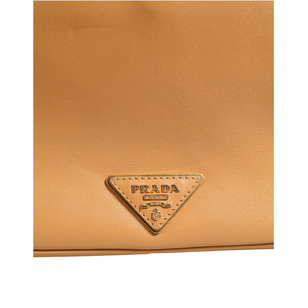Prada Sidonie Beige Pebble Leather shoulder bag