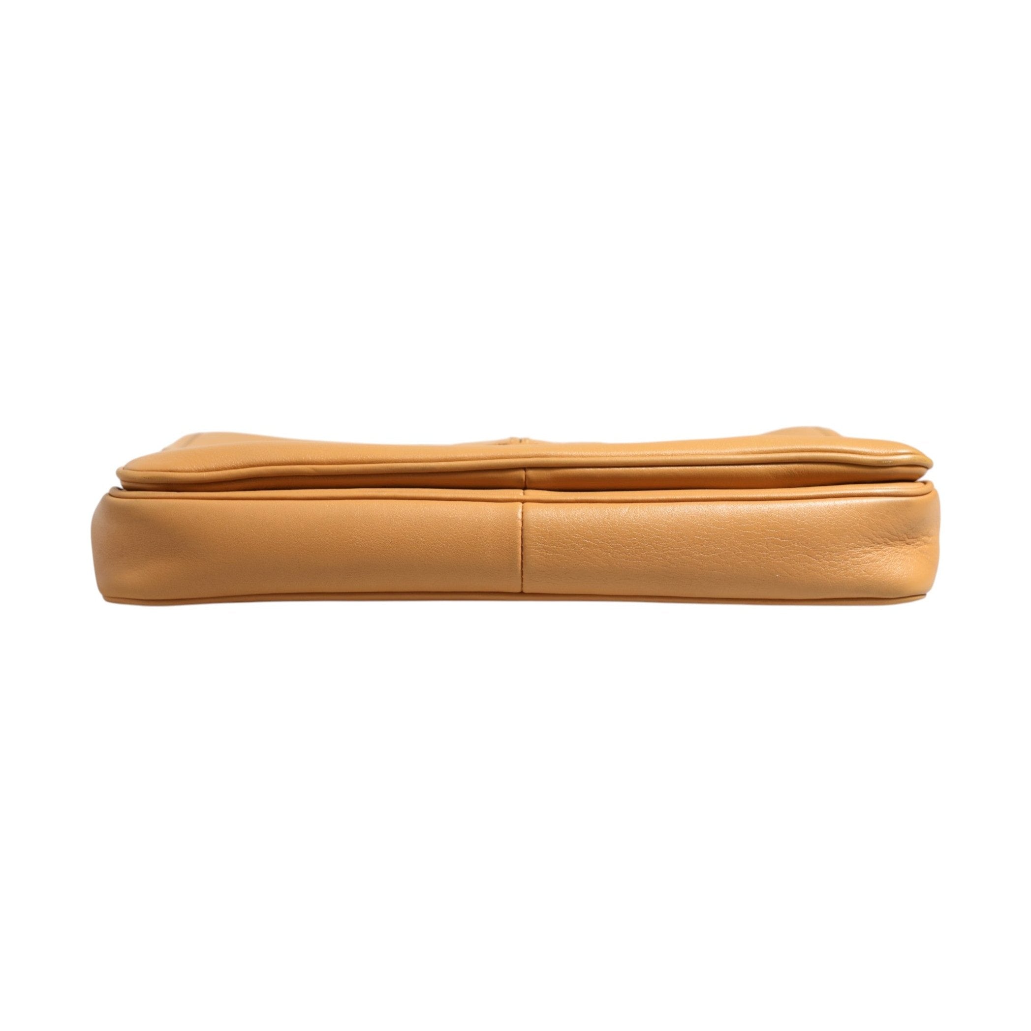 Prada Sidonie Beige Pebble Leather shoulder bag