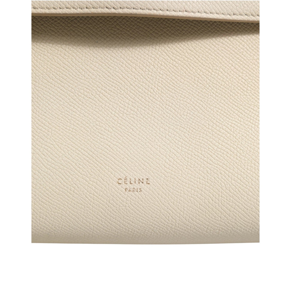 Celine Nano Belt Bag Grained Calfskin Chalk