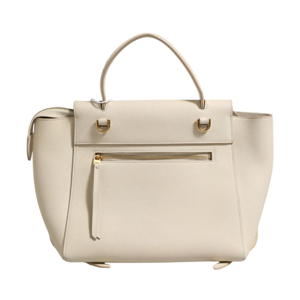 Celine Nano Belt Bag Grained Calfskin Chalk