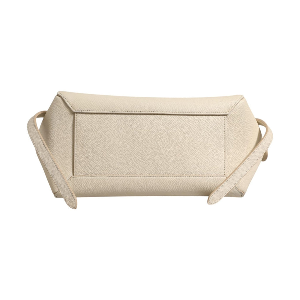 Celine Nano Belt Bag Grained Calfskin Chalk