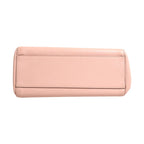 Gucci Pink And White Calfskin Small Nymphaea Top Handle Bag