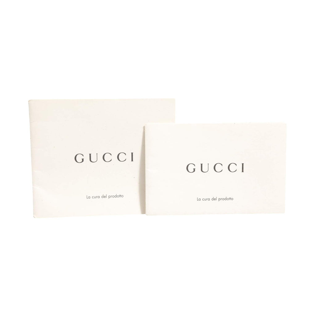 Gucci Nymphaea Bamboo Top Handle Leather Bag