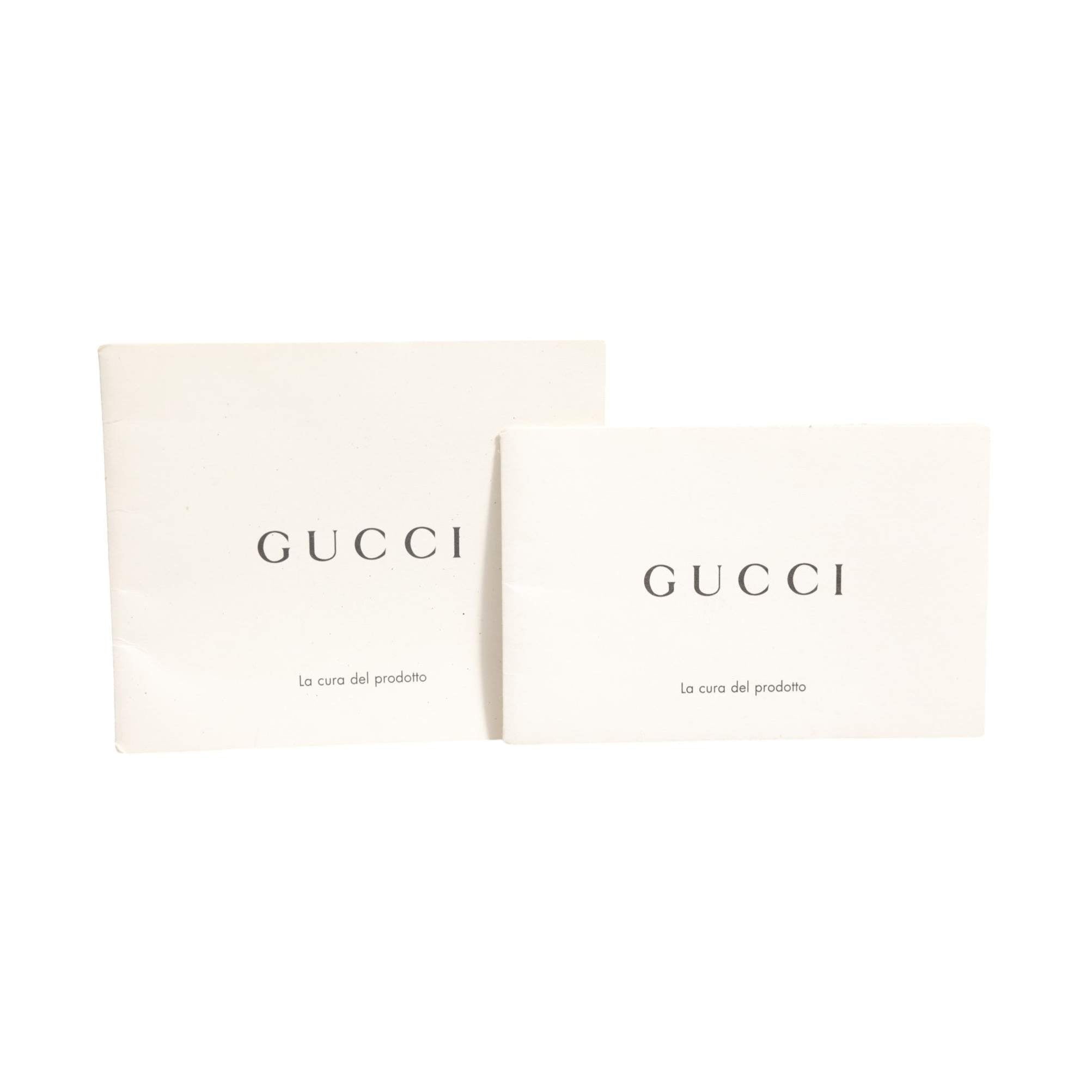 Gucci Nymphaea Bamboo Top Handle Leather Bag