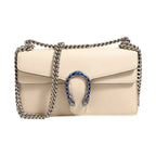 Gucci Dionysus White Leather Handbag