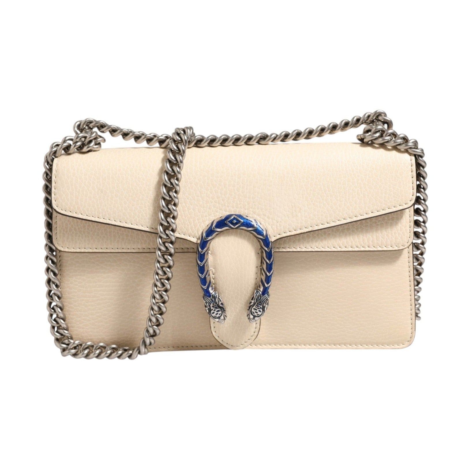 Gucci Dionysus White Leather Handbag
