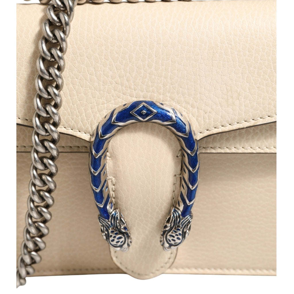Gucci Dionysus White Leather Handbag