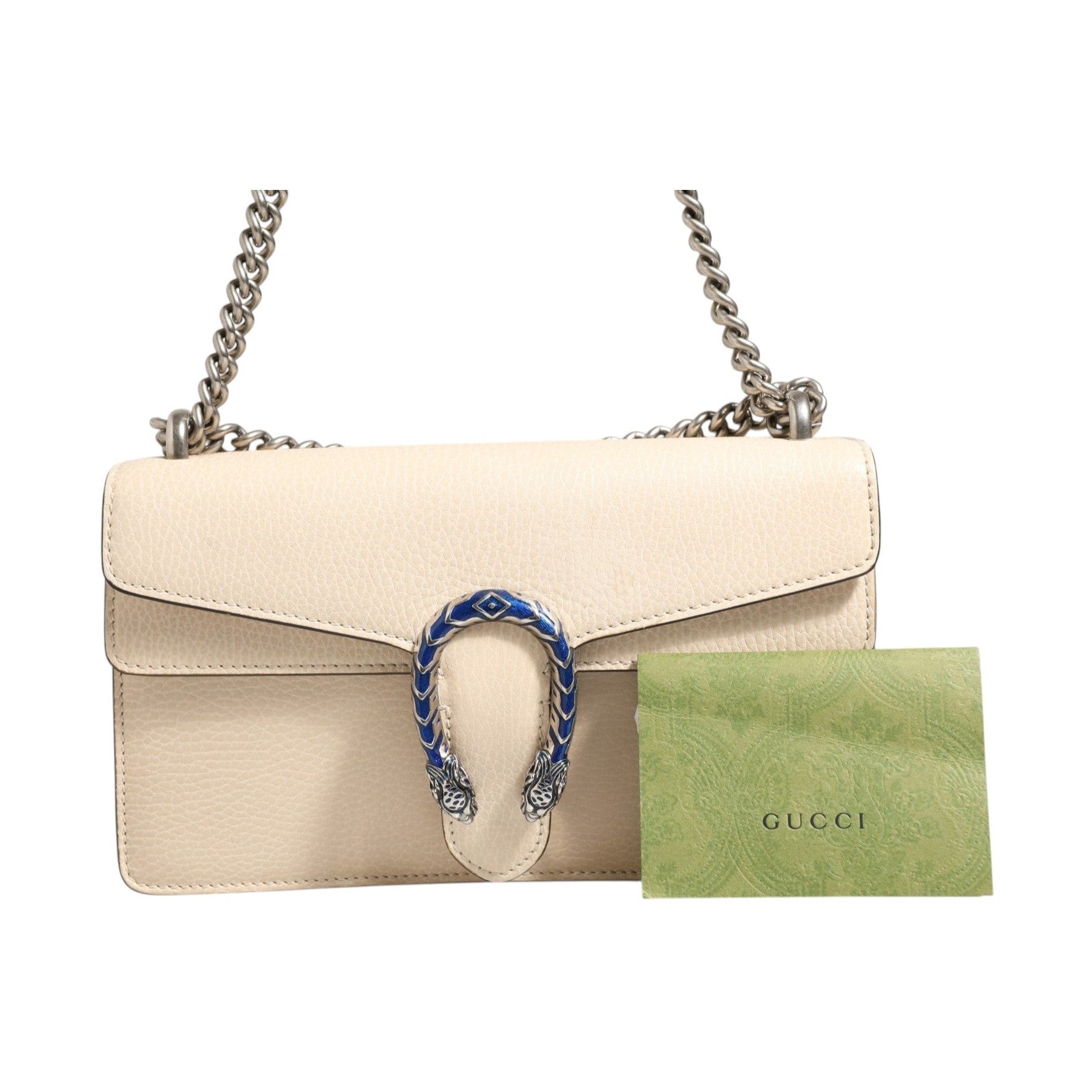 Gucci Dionysus White Leather Handbag