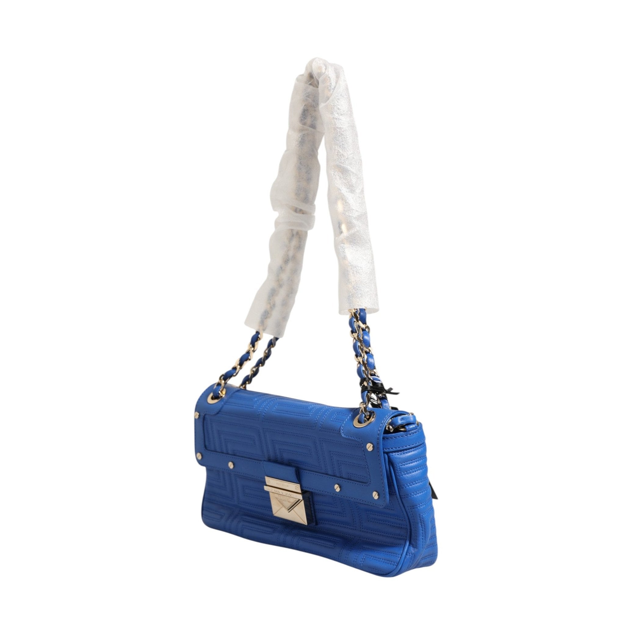 Versace Couture Quilted Leather Shoulder Bag