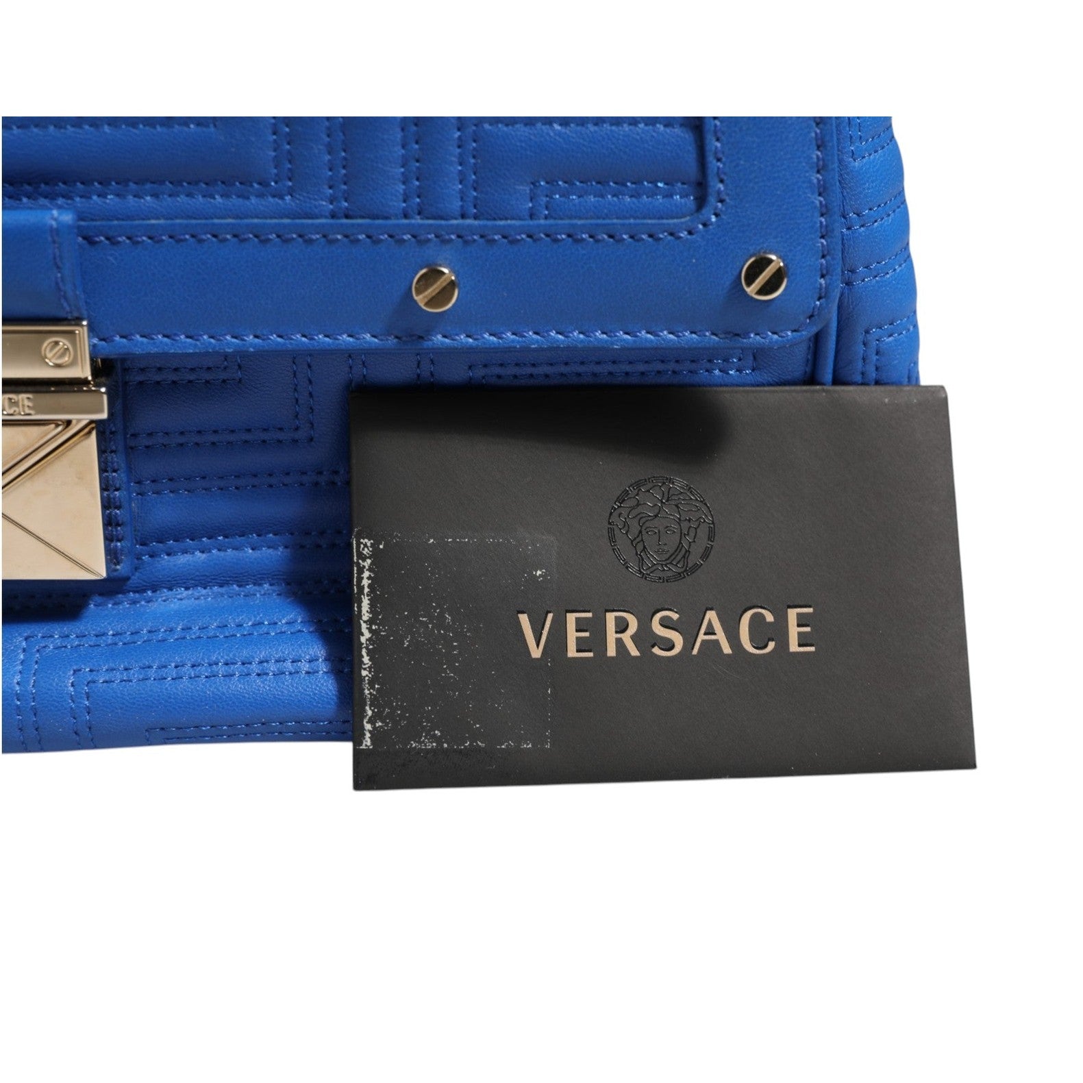 Versace Couture Quilted Leather Shoulder Bag