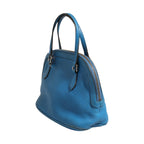 Gucci Blue Leather Dome Handbag
