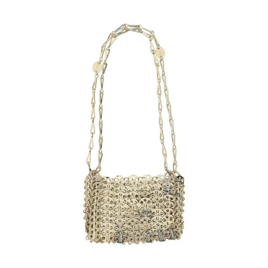 Rabanne Bicolor Brass Shoulder Bag