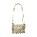 Rabanne Bicolor Brass Shoulder Bag