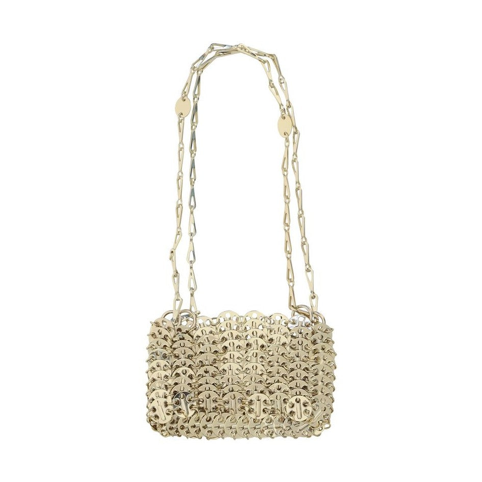 Rabanne Bicolor Brass Shoulder Bag