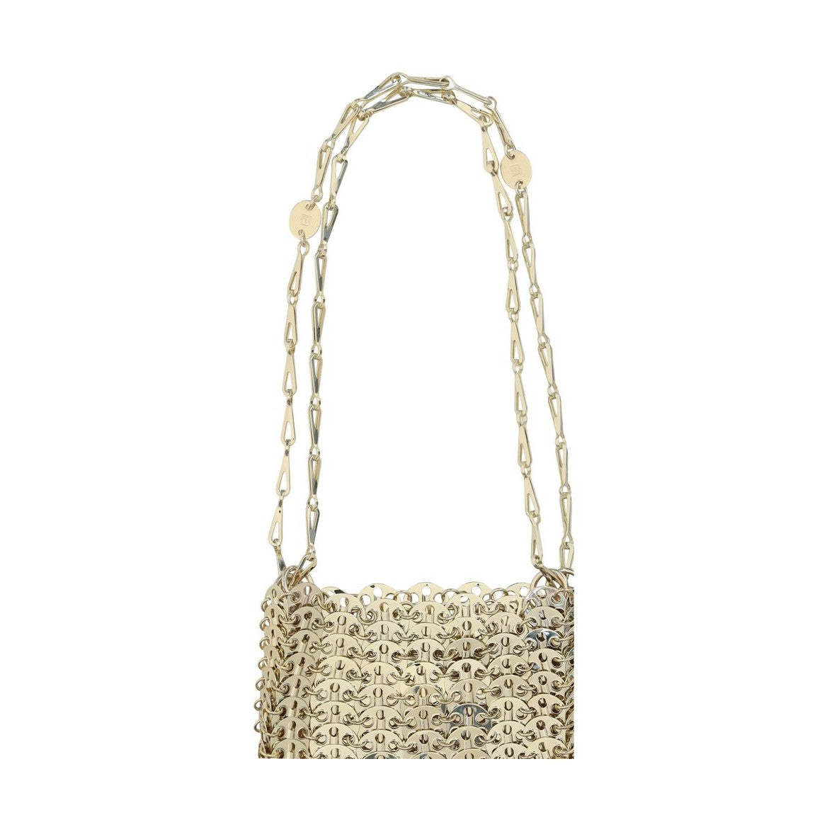 Rabanne Bicolor Brass Shoulder Bag