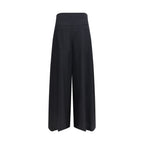 Brunello Cucinelli Black Cotton Casual Pants