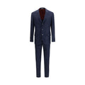 Brunello Cucinelli Blue Wool Oves Aries Two-Piece Suit