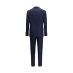 Brunello Cucinelli Blue Wool Oves Aries Two-Piece Suit