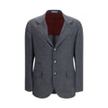 Brunello Cucinelli Gray Wool Oves Aries Blazer