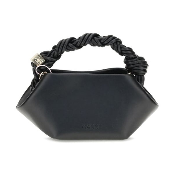 Ganni Black Leather Shoulder Bag