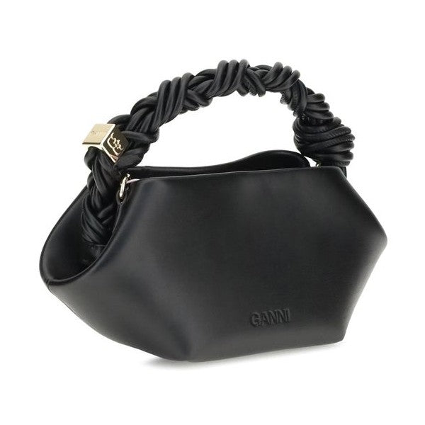 Ganni Black Leather Shoulder Bag