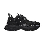 Versace Black Fabric Sneakers