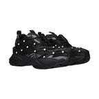 Versace Black Fabric Sneakers