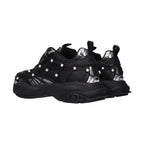 Versace Black Fabric Sneakers
