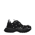 Versace Black Fabric Chunky Sneakers