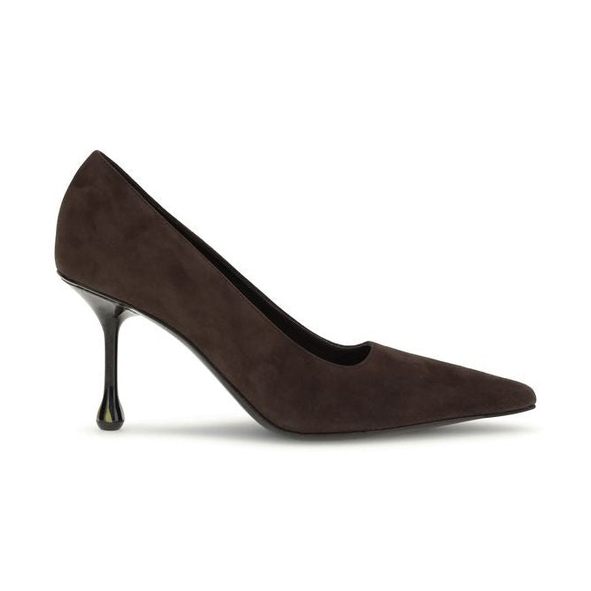 Jimmy Choo Brown Leather High Heel Pumps