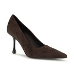 Jimmy Choo Brown Leather High Heel Pumps