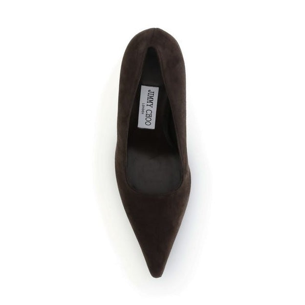 Jimmy Choo Brown Leather High Heel Pumps