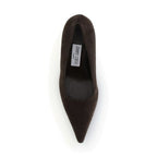 Jimmy Choo Brown Leather High Heel Pumps
