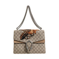 Gucci Supreme Monogram Bee Embroidered Shoulder Bag