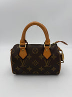 Louis Vuitton LOUIS VUITTON Nano Speedy Monogram Handbag